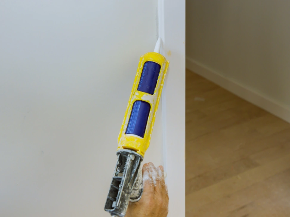fixing door frame with silicone