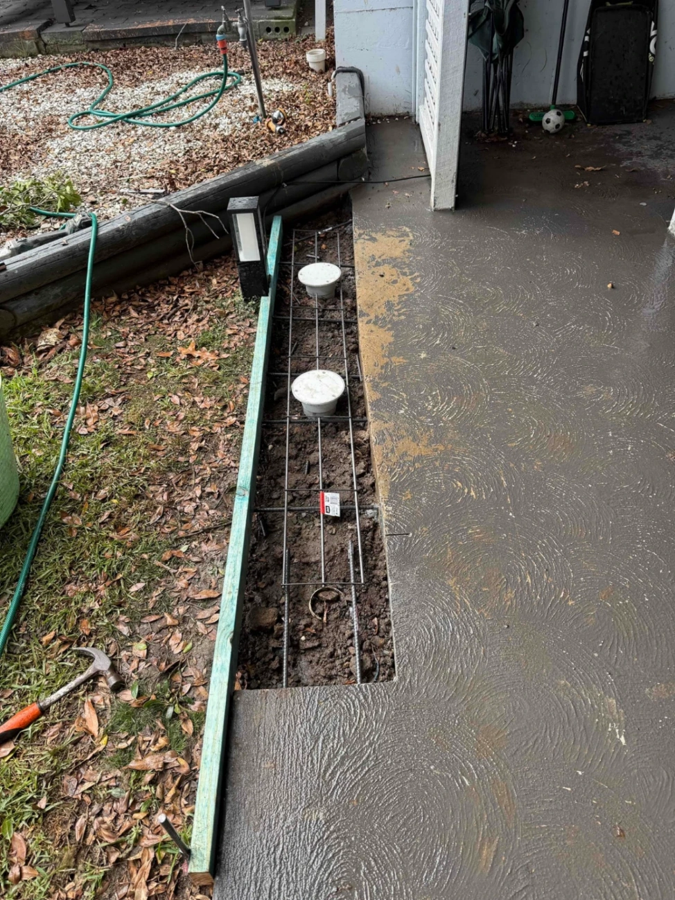 Sewer Pipe Repair Beneath a Concrete Slab
