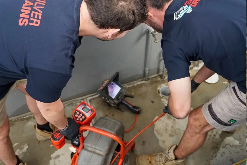 Professional drain cleaning service