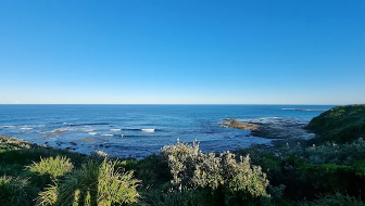 central coast view of ocean