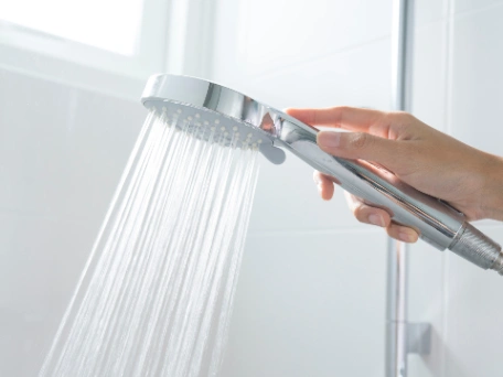 Cold water in shower