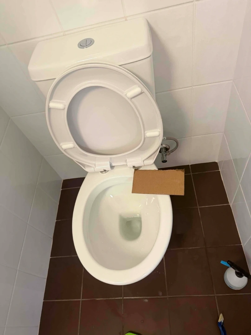 Toilet suite installation project