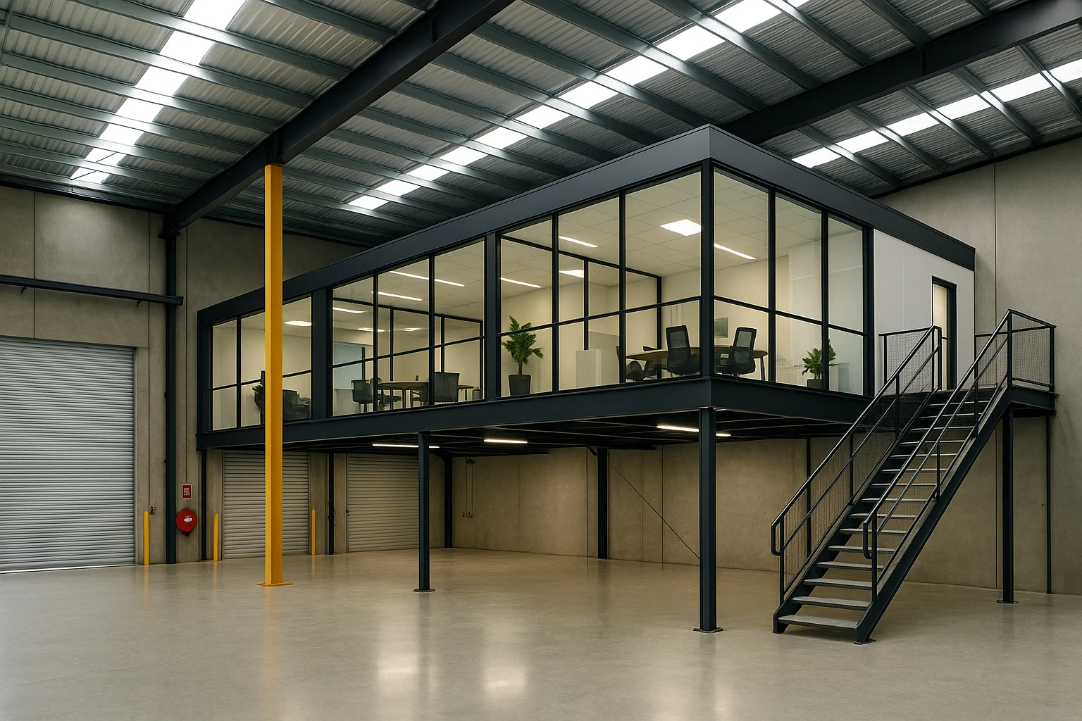 Thumbnail image of Latest Mezzanine Flooring Design Trends for Modern Workspaces | Factory Mezzanine Floors