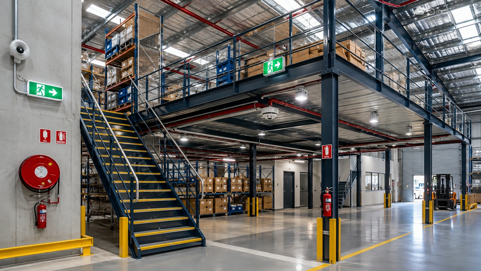 Main Image of How to Ensure Your Mezzanine Floor Meets Fire Safety Standards