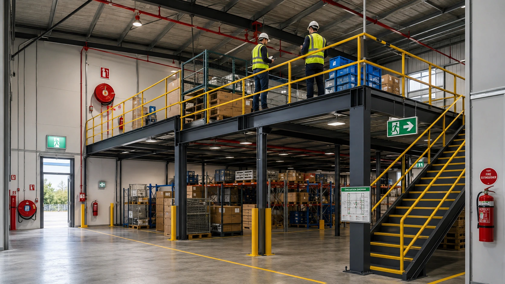 Thumbnail image of How to Ensure Your Mezzanine Floor Meets Fire Safety Standards in Australia