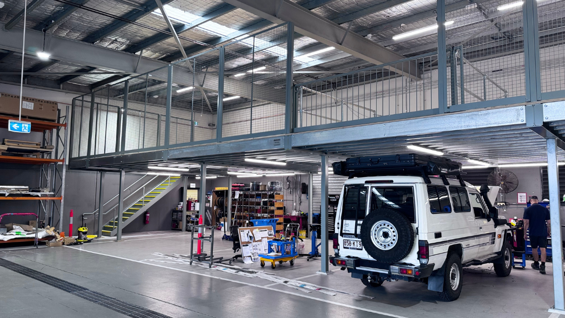 Mike Carney Toyota (Part 2) 300 Square Metre Mezzanine