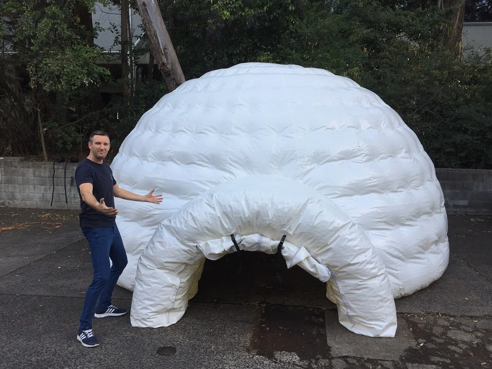 Image 1 for Inflatable White Igloo
