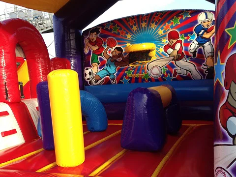 Image 1 for Sports Hero Jumping Castle Combo