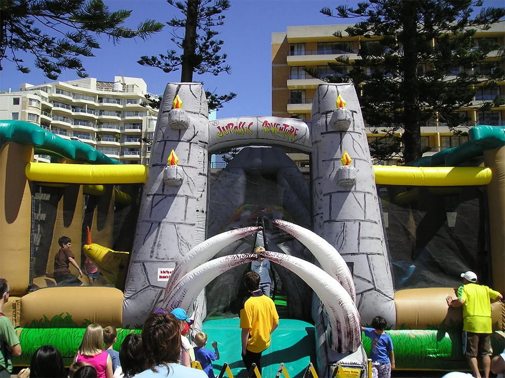 Image 2 for Jurassic Adventure Jumping Castle Combo