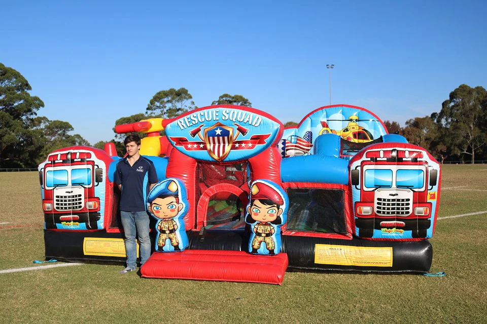 Image 3 for Rescue Squad Jumping Castle Combo