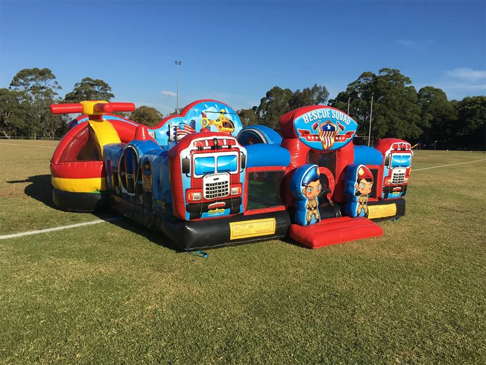 Image 1 for Rescue Squad Jumping Castle Combo