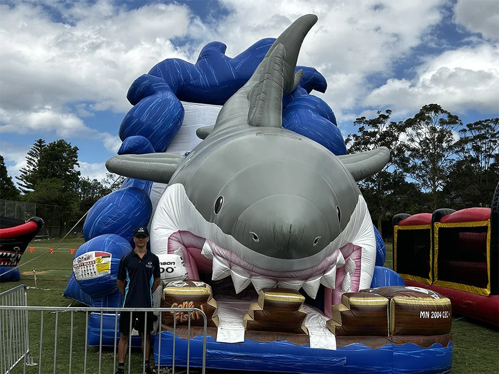 Image 1 for Giant Shark Dry Slide