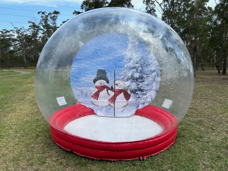 Image for Inflatable Red Snow Globe