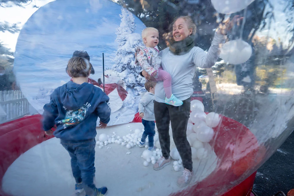 Image 2 for Inflatable Red Snow Globe