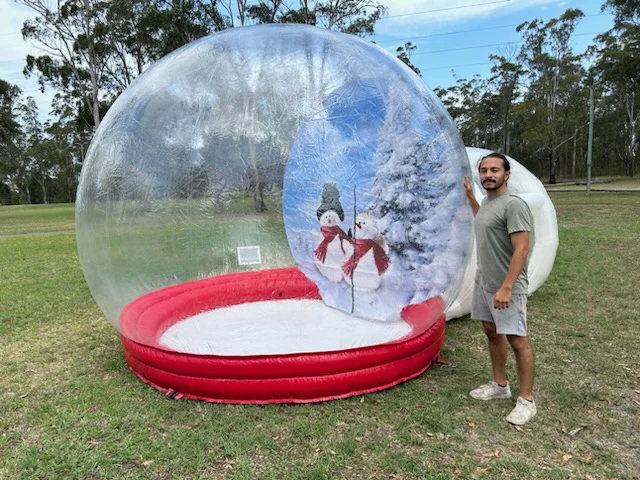 Image 8 for Inflatable Red Snow Globe