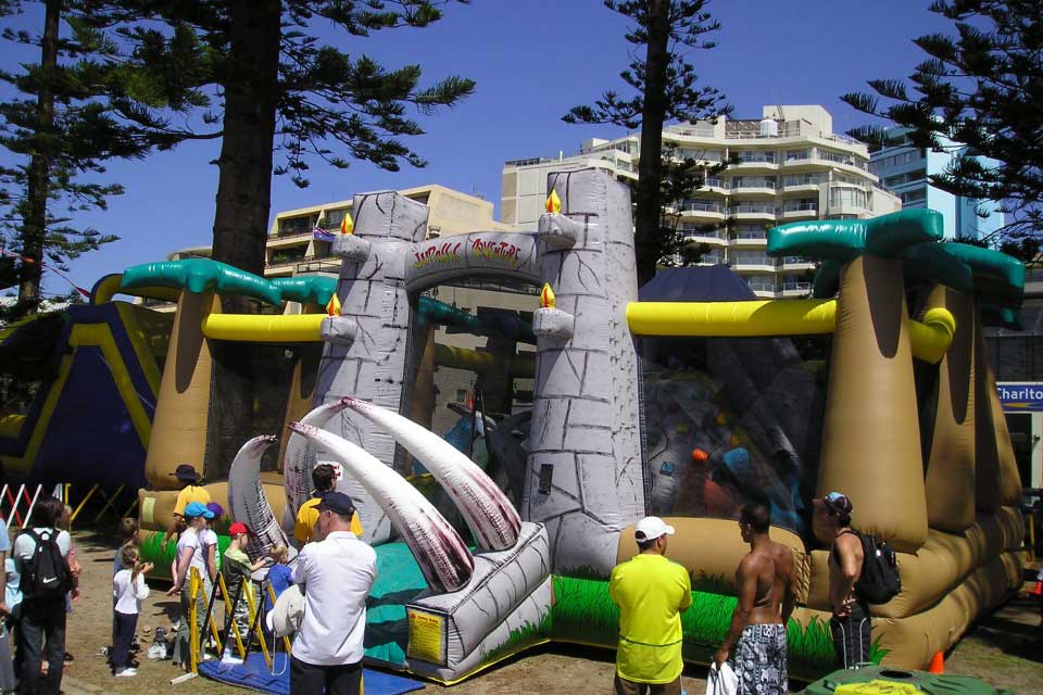 2. Jurassic Park Bouncy Castle