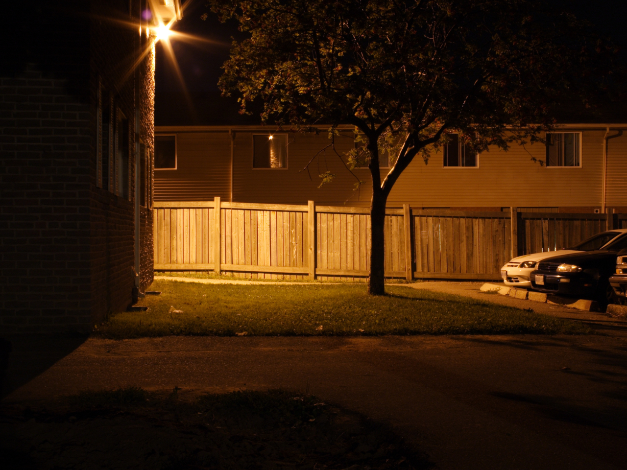 Carpark security lights