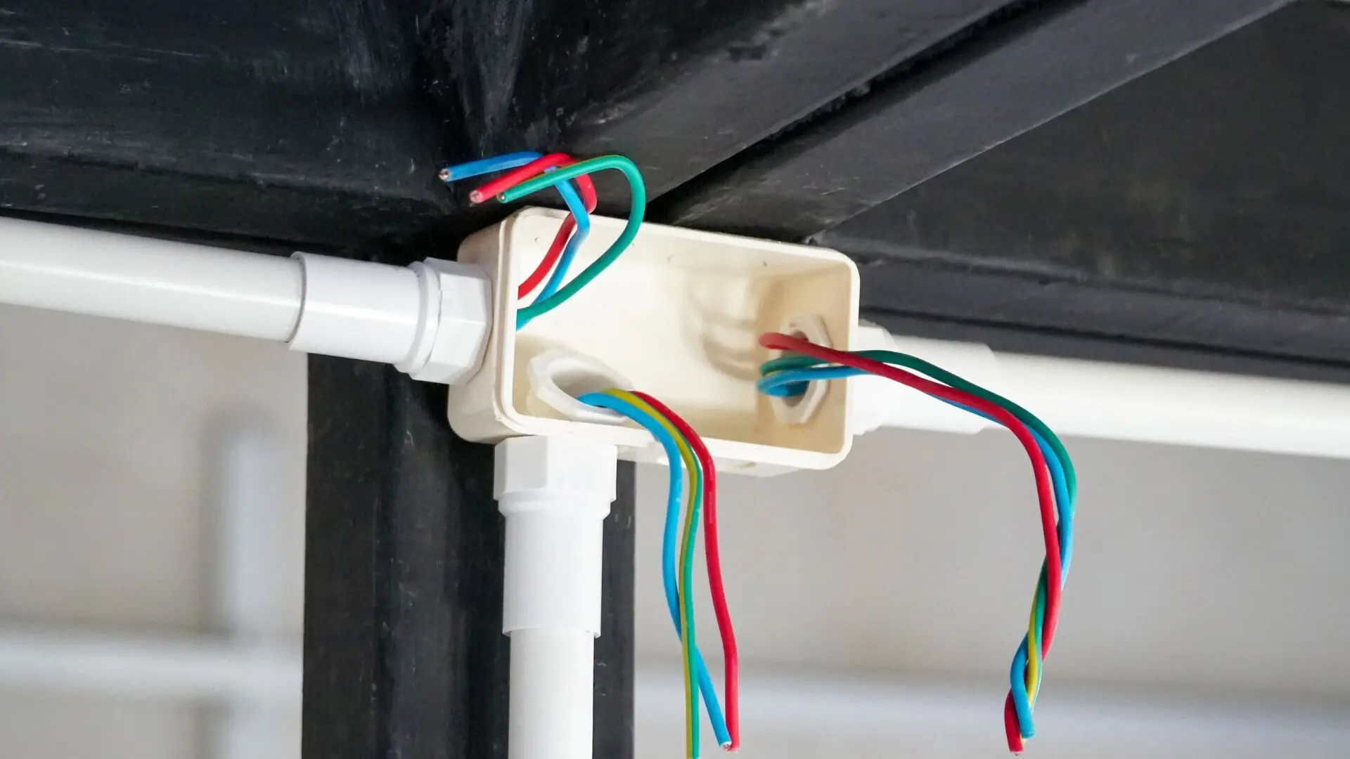 Frayed and damaged wiring