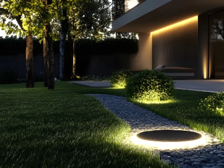 Outdoor motion sensors light up your garden