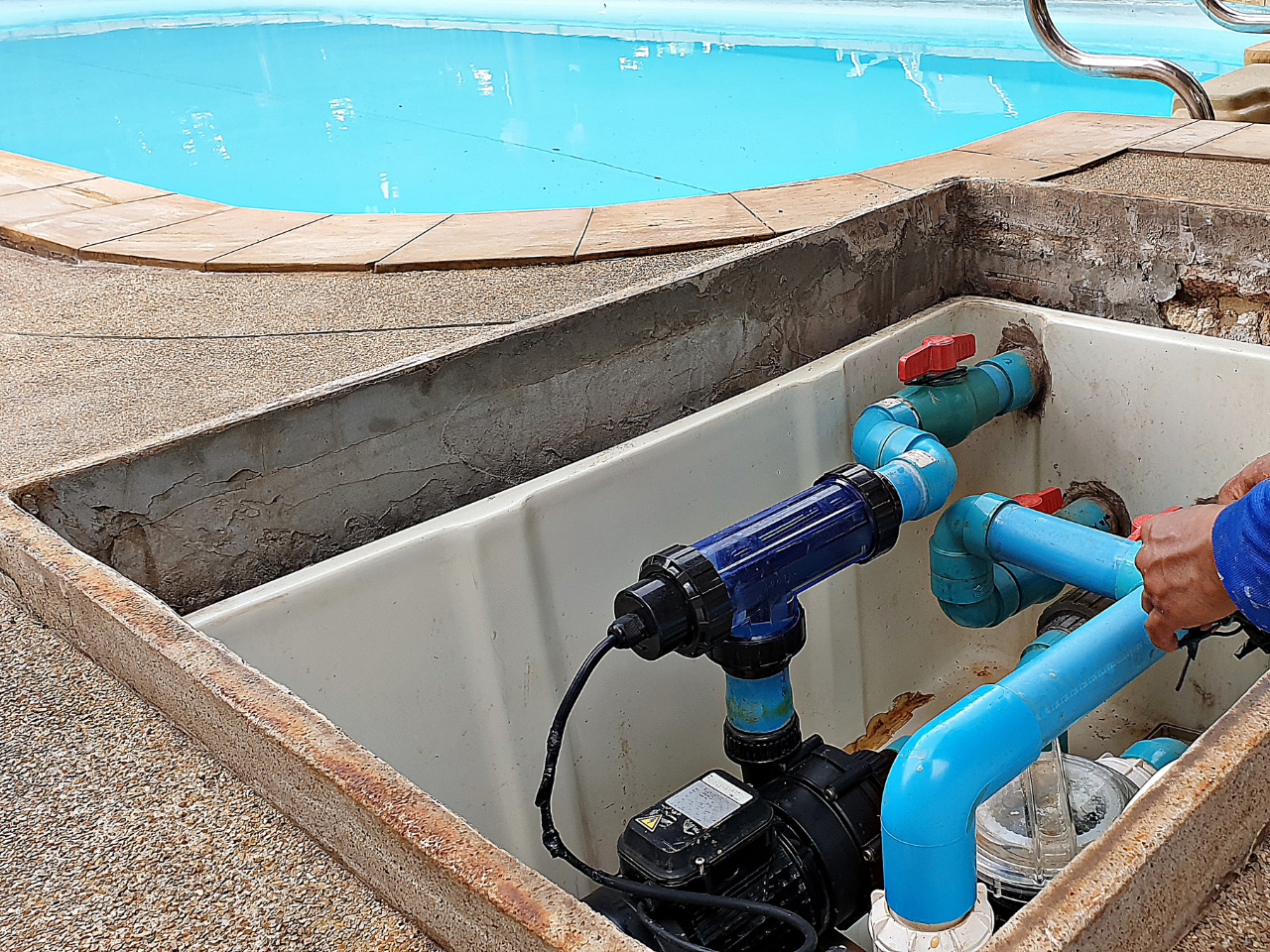 Pool pump maintenance and cleaning