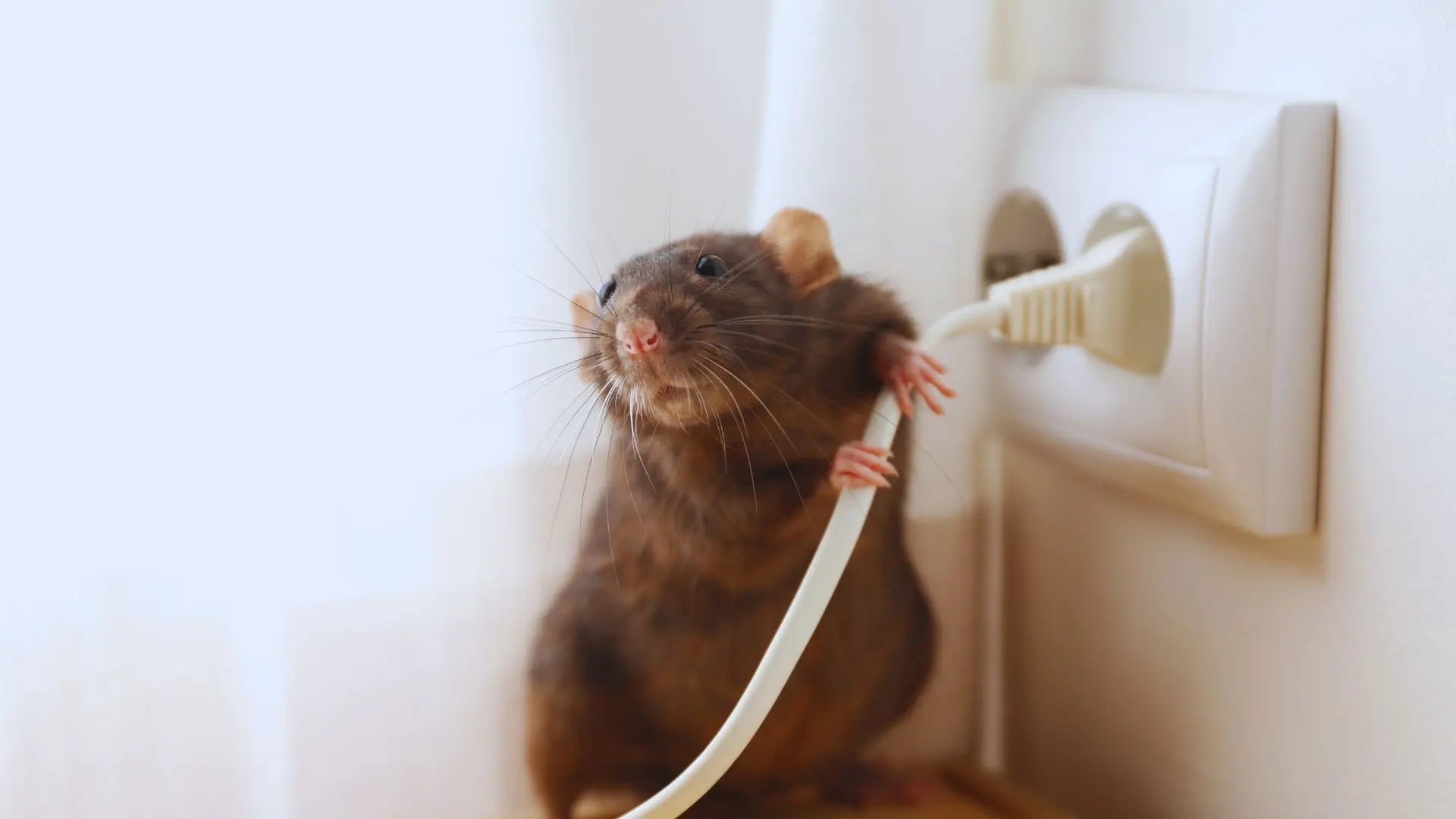 Rats love to chew electrical cables