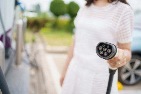 EV charging connector plug