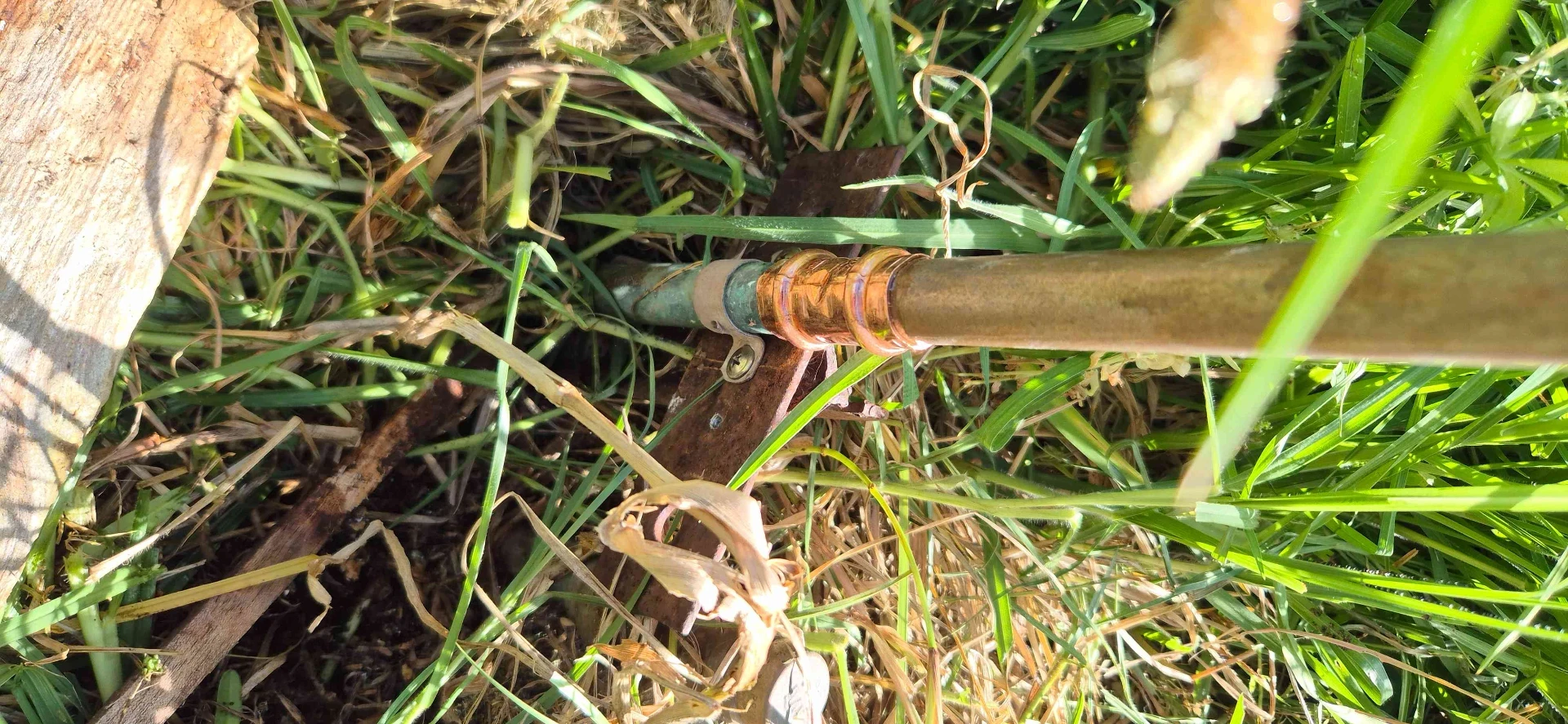 Repairing Damaged Copper Garden Tap