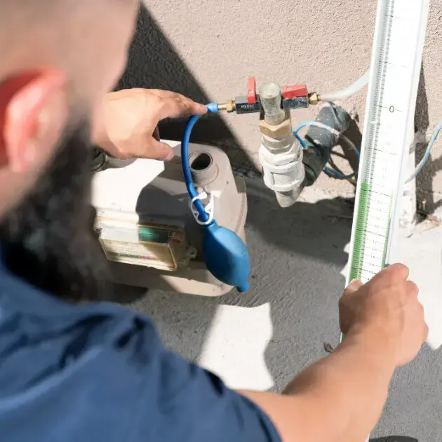 Shutting off a leaking hot water system