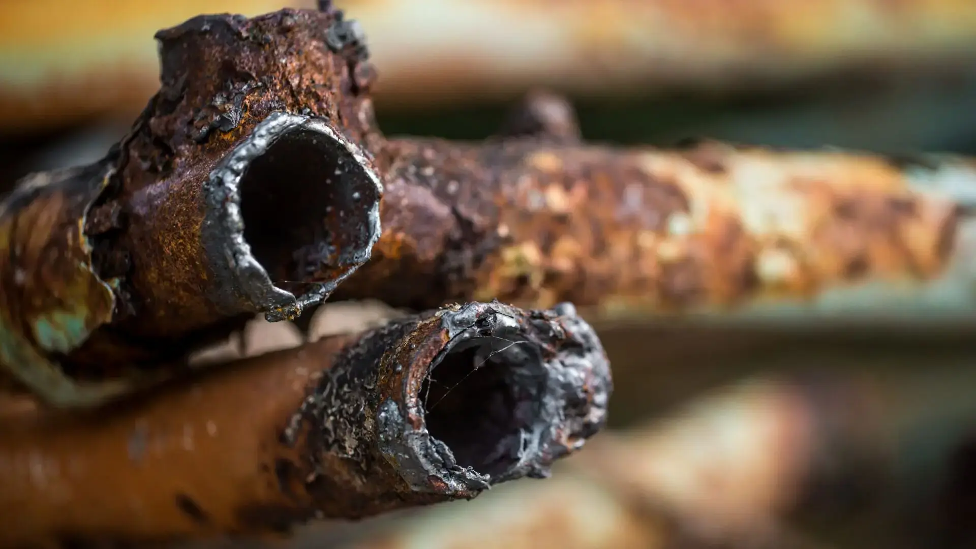 Corroded pipes cause serious damage