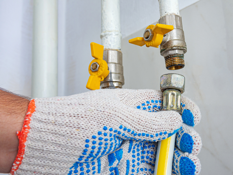 Gas leak Repair Job