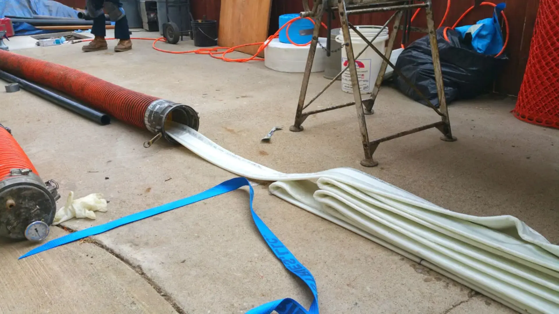 Drain Relining with epoxy