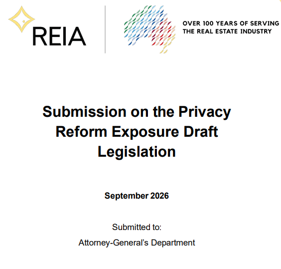 REIA Submission on the Privacy Reform Exposure Draft Legislation