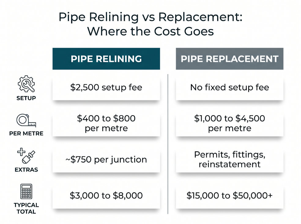 Pipe Relining vs Replacement