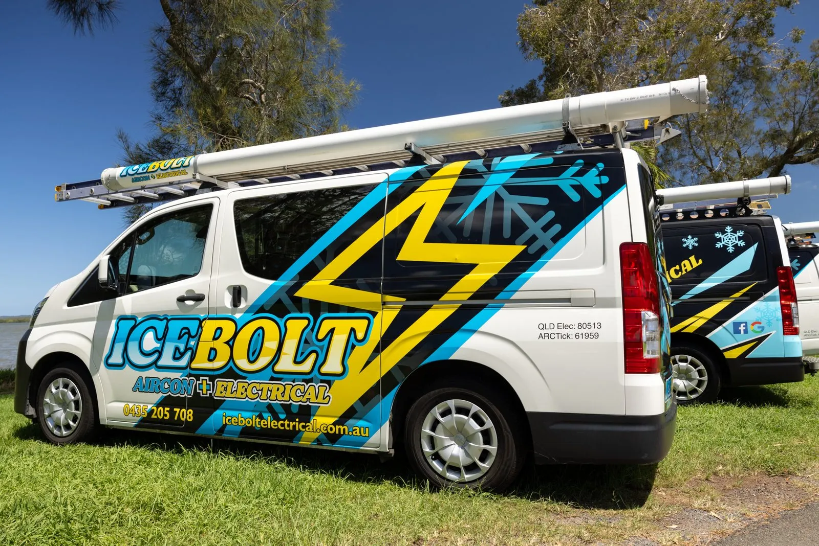 Icebolt vans ready for electrical callouts across Shorncliffe