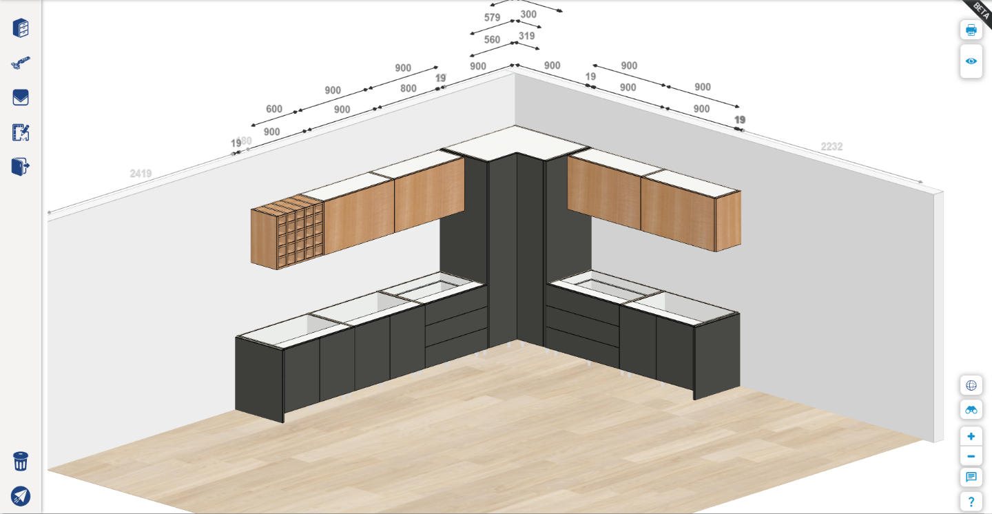 Plan Your Custom Cabinets In 3D
